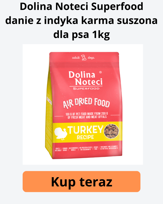 Dolina Noteci Superfood danie z indyka karma suszona dla psa 1kg