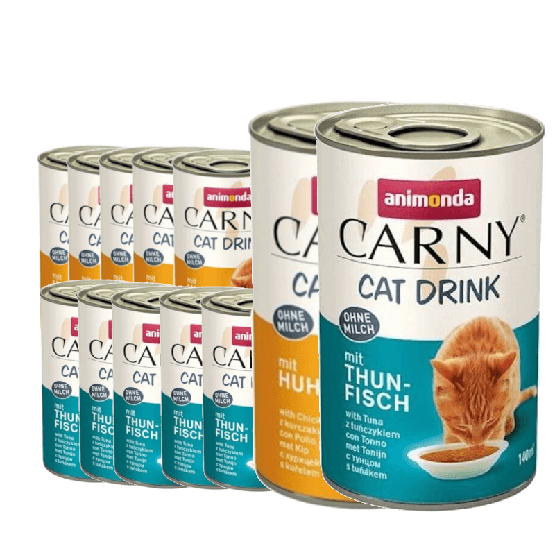 Animonda Carny Cat Drink MIX smaków 12x140g