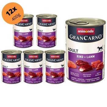 Animonda GranCarno Original Adult Wołowina i Jagnięcina 12x400g