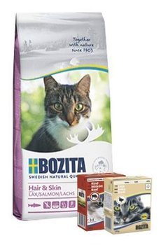 Bozita Feline Hair & Skin 10kg + 2x karma mokra 370g GRATIS!