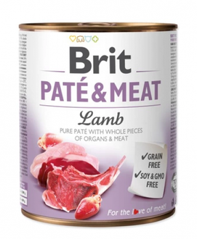 Brit Pate & Meat Lamb Jagnięcina 800g
