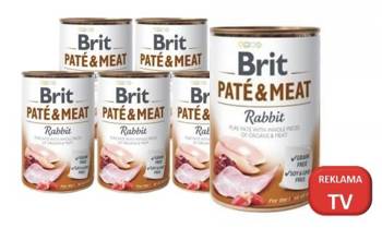 Brit Pate & Meat Rabbit Królik 6x400g