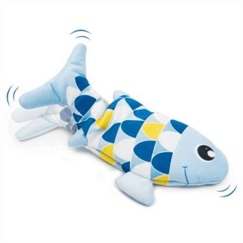 Catit Groovy Fish skacząca, niebieska ryba zabawka z kocimiętką 25cm