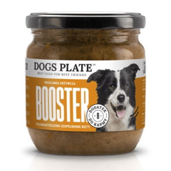 Dogs Plate Booster mieszanka odżywcza karma dla psów dorosłych 360g
