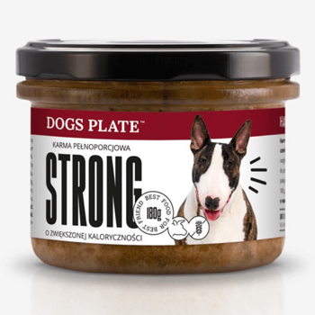 Dogs Plate Strong z wołowiną karma dla psów dorosłych 180g