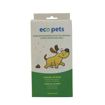 Eco Pets Ekologiczne worki na odchody 270szt (18x15szt)