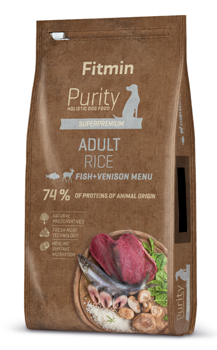 Fitmin Dog Purity Rice Adult Fish&Venison 2kg