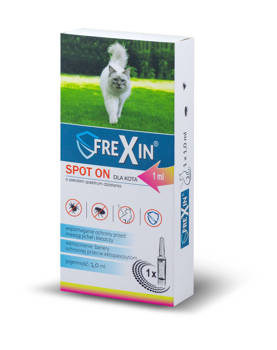 Frexin Krople przeciwko ektopasożytom na bazie olejków naturalnych dla kota 1x1ml
