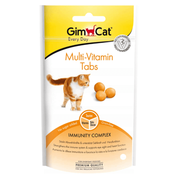 GimCat Multi Vitamin tabletki z witaminami dla kota wspierające odporność 40g