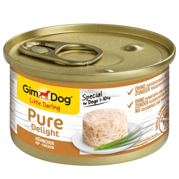GimDog Pure Delight kurczak monobiałkowa karma mokra dla psów dorosłych małych ras 85g