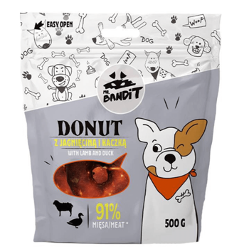 Mr Bandit Donut przysmak dla psa jagnięcina z kaczką 500g