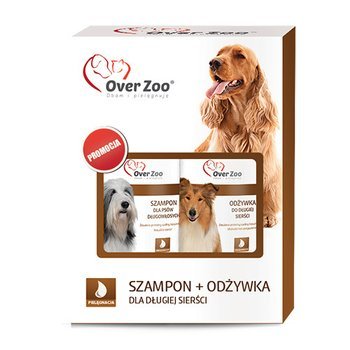 Over Zoo Zestaw dla psów długowłosych - szampon + odżywka 490ml
