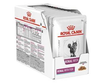 ROYAL CANIN Veterinary Diet Cat Renal z rybą 12x85g