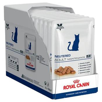 ROYAL CANIN Veterinary Health Nutrition Neutered Adult Maintenance sos dla kota 12x85g 