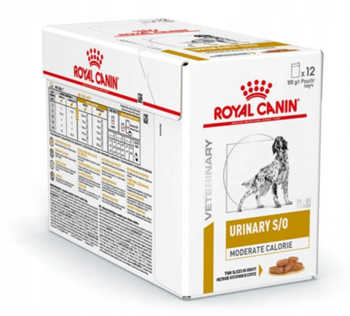 ROYAL CANIN Veterinary Health Nutrition Urinary S/O Moderate Calorie dla psa 12x100g