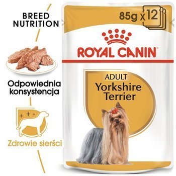 ROYAL CANIN Yorkshire Terrier Adult karma mokra - pasztet, dla psów dorosłych rasy yorkshire terrier 12x85g