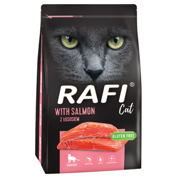 Rafi Cat Sterilised karma sucha z łososiem 7kg