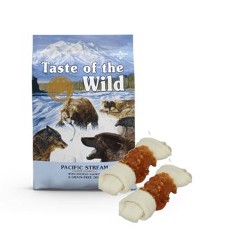 Taste of The Wild Pacific Stream 12,2kg + 2 kości GRATIS