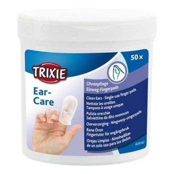 Trixie czyste uszy jednorazowe nakładki na palce 50 szt.