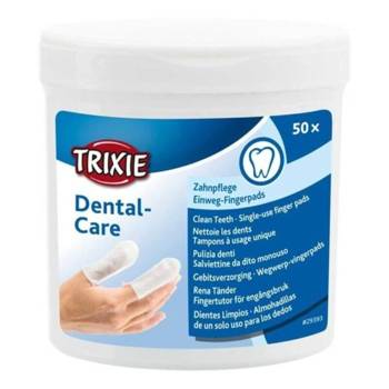 Trixie czyste zęby jednorazowe nakładki na palce 50 szt.