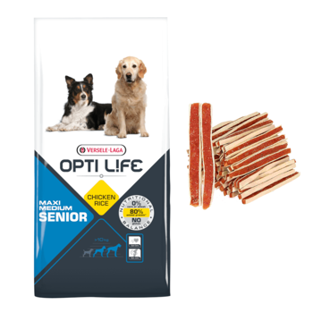 Versele-Laga Opti Life Senior Medium/Maxi dla psów starszych 12,5kg + Przysmak dla psa GRATIS