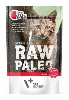 Vet Expert Raw Paleo Sterilised z wołowiną dla kota po sterylizacji 100g