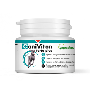 Vetoquinol Caniviton Forte Plus wsparcie stawów dla psa 30tab.