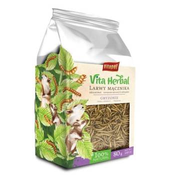Vitapol Vita Herbal larwy mącznika dla gryzoni 80g	