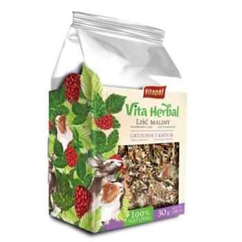 Vitapol Vita Herbal liść maliny- zioła dla gryzoni i królików 40g	