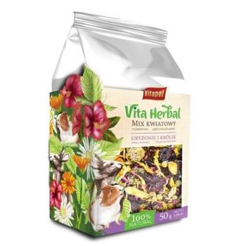 Vitapol Vita Herbal mix kwiatowy dla gryzoni i królików 50g	