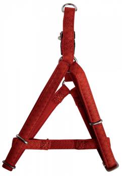 Zolux Szelki regulowane czerwone Mac Leather 15mm