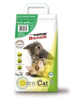 Żwirek Super Benek Corn Cat Świeża trawa 7l