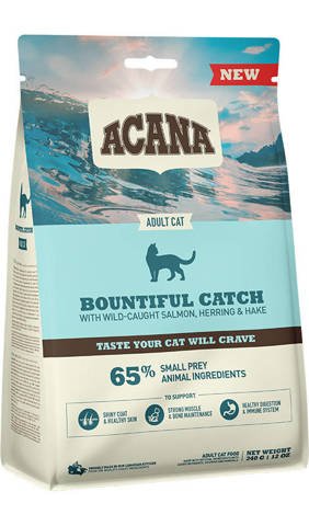 Acana Bountiful Catch dla kota - zdrowa skóra i sierść 340g