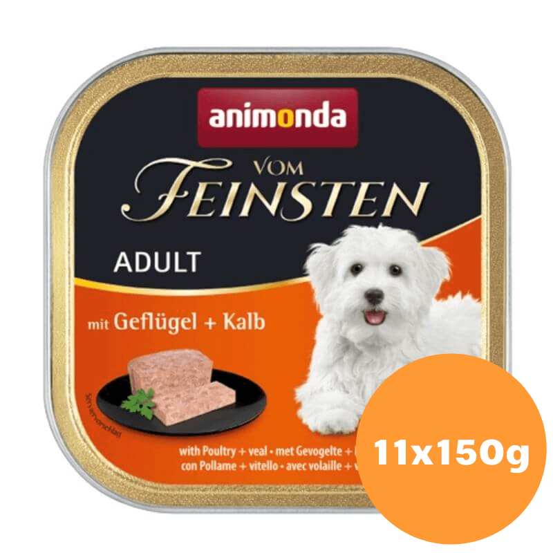 Animonda Vom Feinsten Adult drób, cielęcina 11x150g