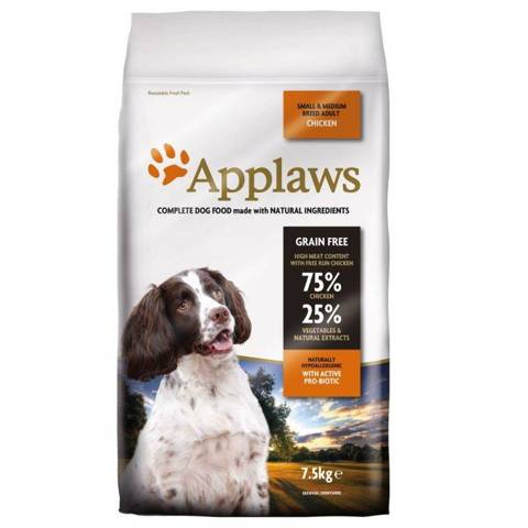 Applaws Dog Adult small/medium z kurczakiem dla psów 2kg