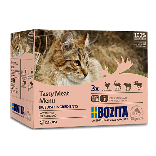 Bozita Cat Multibox mięsne kawałki w galaretce 12x85g