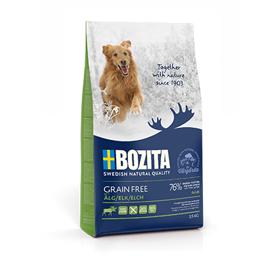 Bozita Dog Grain Free Adult Plus Elk 12kg