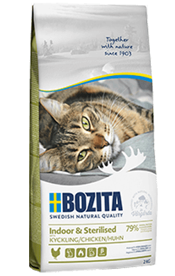 Bozita Feline Indoor & Sterilised z kurczakiem karma sucha dla kotów 2kg