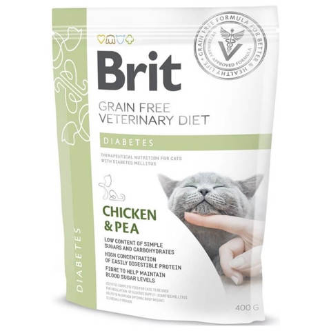 Brit Grain Free Veterinary Diets Cat Diabetes 400g
