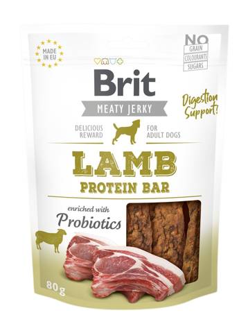 Brit Jerky Snack - Lamb Protein Bar 80g