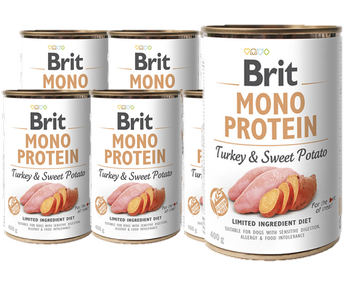 Brit Mono Protein Turkey & Sweet Potato 12x400g