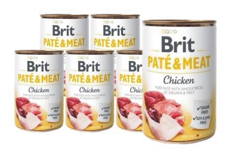 Brit Pate & Meat Chicken Kurczak 6x400g