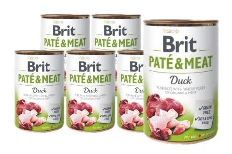 Brit Pate & Meat Duck Kaczka 6x400g