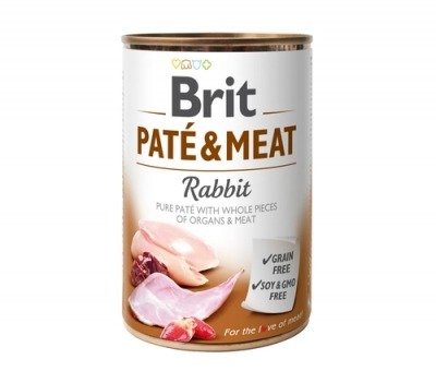 Brit Pate & Meat Rabbit Królik 400g
