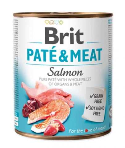 Brit Pate & Meat Salmon Łosoś 800g