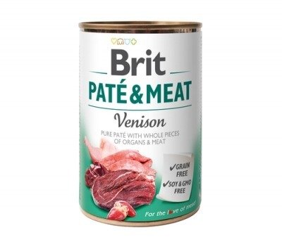 Brit Pate & Meat Venison Dziczyzna 400g