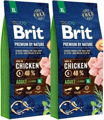 Brit Premium By Nature Adult Extra Large XL 2x15kg