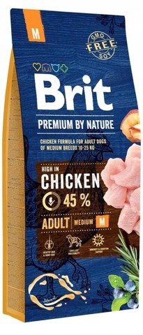 Brit Premium By Nature Adult Medium M 15kg