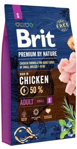 Brit Premium By Nature Adult Small S 8kg