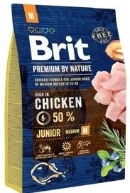 Brit Premium By Nature Junior Medium M 3kg